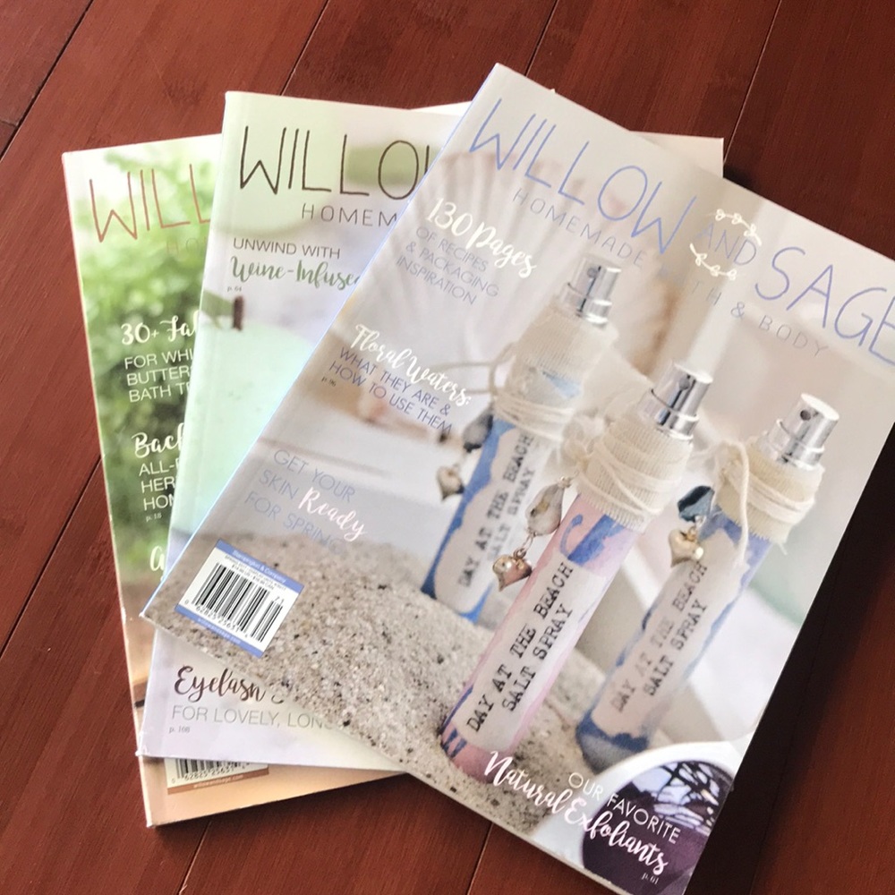 Bundle of 3 Willow and Sage Magazines